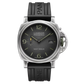Panerai Luminor Stainless Steel 44 MM - Caoutchouc Black Strap - Black Dial - PAM01412