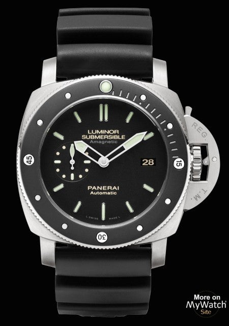 Panerai Luminor Submersible - 47 MM - Titanium - Black Dial - PAM0012