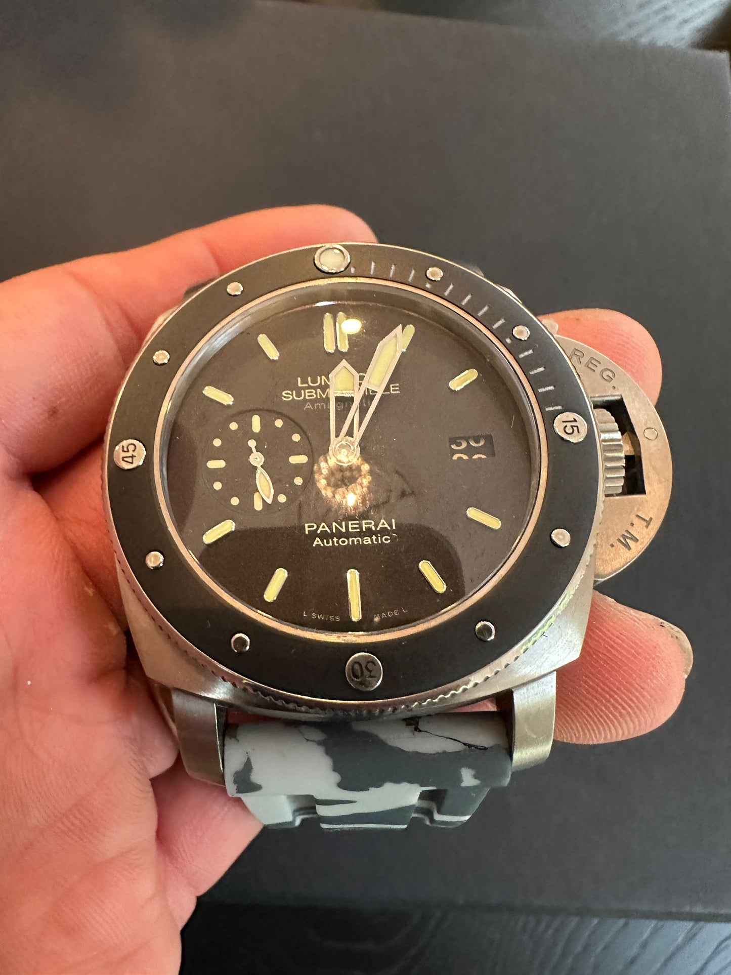 Panerai Luminor Submersible - 47 MM - Titanium - Black Dial - PAM0012