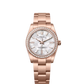 Rolex Everose Gold Oyster Perpetual Watch - 34 MM - Oyster Bracelet - MoP Dial - Diamond Bezel - 124245RBR-0002