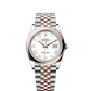 Rolex Stainless Steel And Pink Gold Datejust - 36 MM - Jubilee Bracelet - Domed Bezel - White Dial - 126201-0045