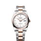 Rolex Stainless Steel And Pink Gold Datejust - 36 MM - Oyster Bracelet - Domed Bezel - White Dial - 126201-0046