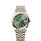 Rolex Stainless Steel And Yellow Gold Datejust - 36 MM - Jubilee Bracelet - Domed Bezel - Olive Green Index Dial - 126203-0057