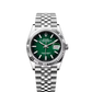 Rolex Stainless Steel And White Gold Datejust - 36 MM - Jubilee Bracelet - Fluted Bezel - Green Ombré Dial - 126234-0059