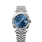 Rolex Stainless Steel And White Gold Datejust - 36 MM - Jubilee Bracelet - Fluted Bezel - Blue Roman Dial - 126234-0069