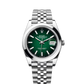 Rolex Stainless Steel Datejust 41 Date Watch - 41 MM - Jubilee Bracelet - Smooth Bezel - Green Ombré Dial - 126300-0026