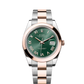 Rolex Stainless Steel and Pink Gold Datejust 41 Date Watch - 41 MM - Oyster Bracelet - Domed Bezel - Mint Green Roman Dial - 126301-0021