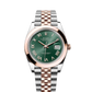 Rolex Stainless Steel and Pink Gold Datejust 41 Date Watch - 41 MM - Jubilee Bracelet - Domed Bezel - Mint Green Roman Dial - 126301-0022