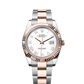 Rolex Stainless Steel and Pink Gold Datejust 41 Date Watch - 41 MM - Oyster Bracelet - Fluted Bezel - White Roman Dial - 126331-0025