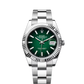 Rolex Stainless Steel and White Gold Datejust 41 Date Watch - 41 MM - Oyster Bracelet - Fluted Bezel - Green Ombré Dial - 126334-0033