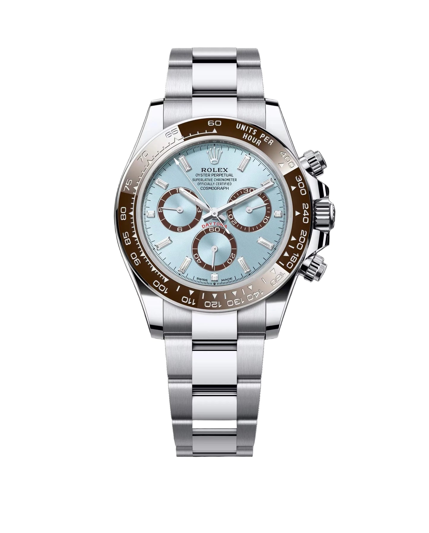 Rolex Daytona Platinum Baguette Dial 126506a