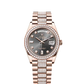Rolex Day-Date - 36 MM - Rose Gold - Slate Dial - 128345RBR-0053