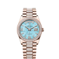 Rolex Day-Date - 36 MM - Rose Gold - Turquoise Dial - 128345RBR-0065