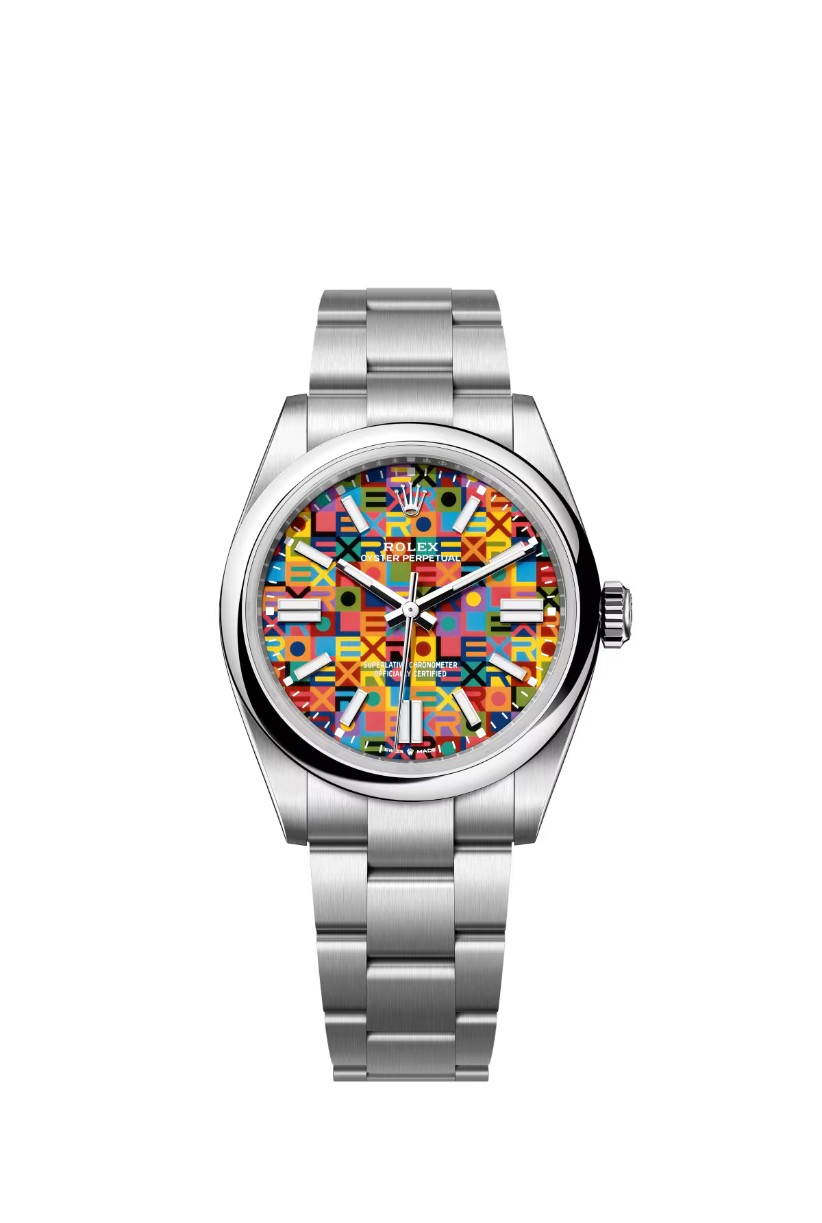 Rolex Oyster Perpetual - Oystersteel - 41 MM - Oyster Bracelet - Jubilee Motif Dial - 134300-0010