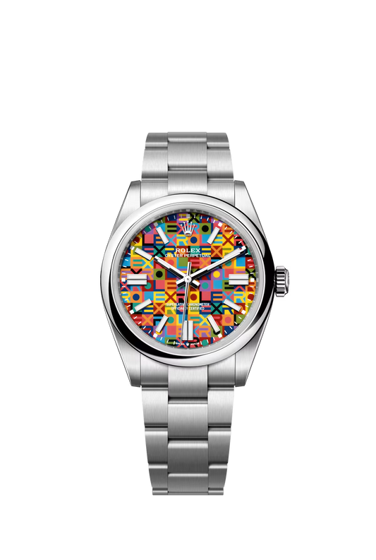 Rolex Oyster Perpetual - Oystersteel - 41 MM - Oyster Bracelet - Jubilee Motif Dial - 134300-0010