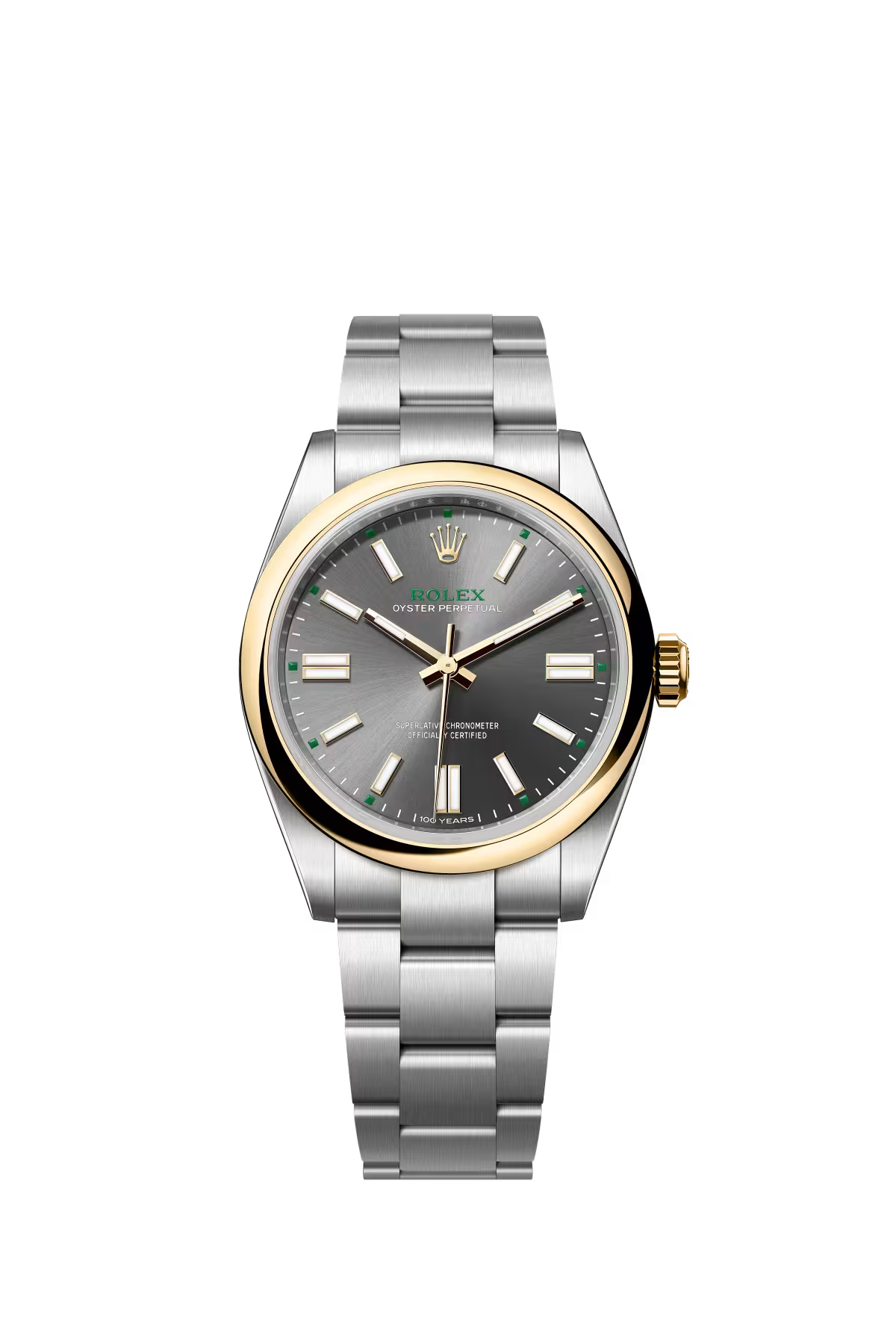 Rolex Oyster Perpetual "100 Years" Centennial Edition - Yellow Rolesor - 41 MM - Oyster Bracelet - Slate Dial - 134303-0001