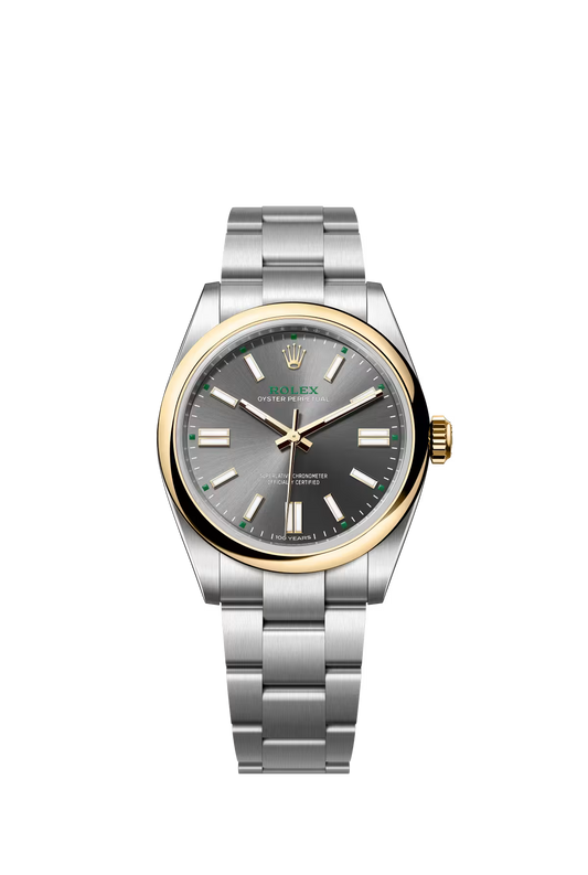 Rolex Oyster Perpetual "100 Years" Centennial Edition - Yellow Rolesor - 41 MM - Oyster Bracelet - Slate Dial - 134303-0001