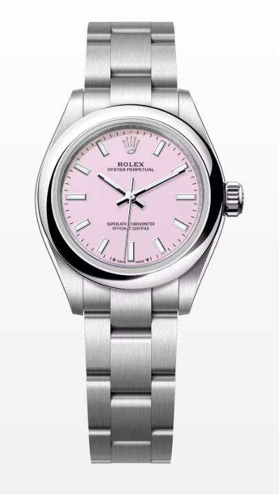 Rolex Oyster Perpetual - Stainless Steel - 28 MM - Oyster Bracelet - Candy Pink Dial - 276200-0009