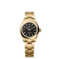 Rolex Oyster Perpetual - Yellow Gold - 28 MM - Oyster Bracelet - Black Dial - 276208-0001