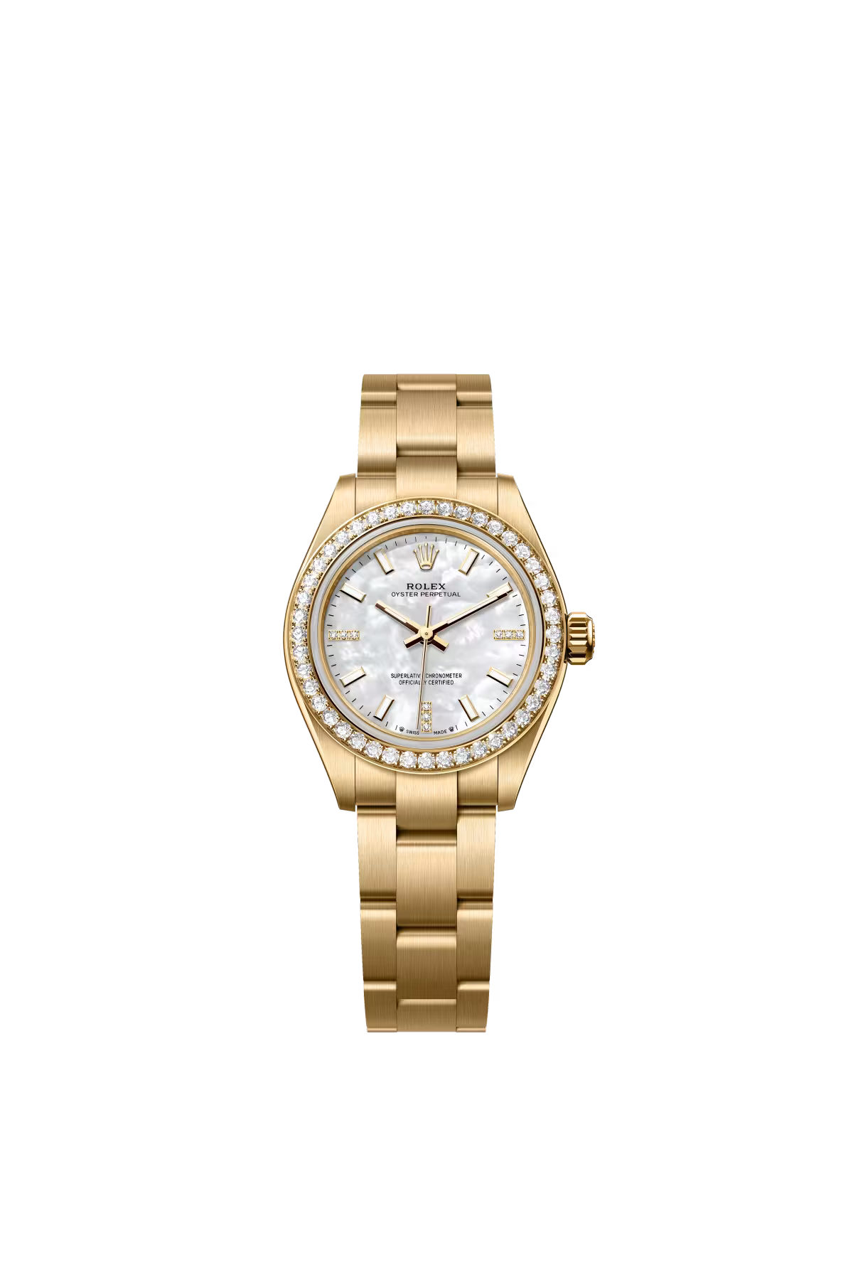 Rolex Oyster Perpetual - Yellow Gold - 28 MM - Oyster Bracelet - MoP Dial - 276248RBR-0002