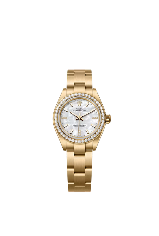 Rolex Oyster Perpetual - Yellow Gold - 28 MM - Oyster Bracelet - MoP Dial - 276248RBR-0002