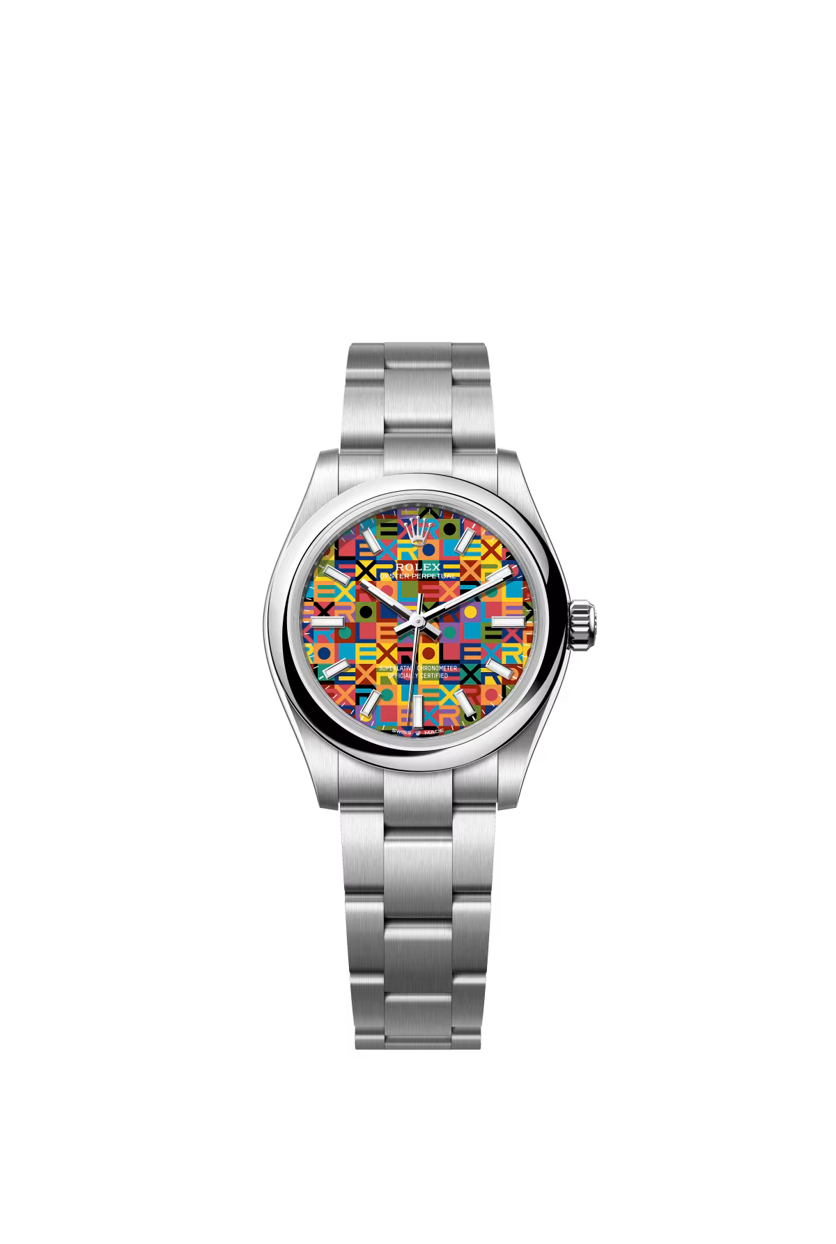 Rolex Stainless Steel Oyster Perpetual Watch - 31 MM - Oyster bracelet - Domed Bezel - Jubilee Motif Dial - 277200-0019