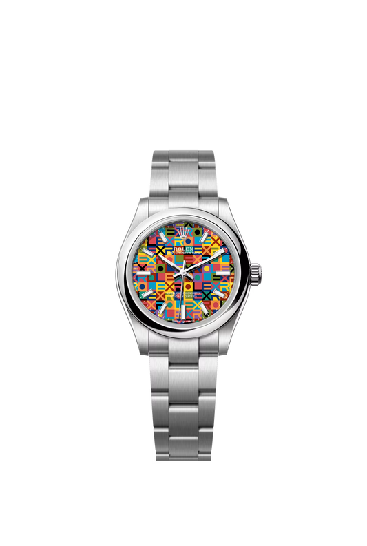 Rolex Stainless Steel Oyster Perpetual Watch - 31 MM - Oyster bracelet - Domed Bezel - Jubilee Motif Dial - 277200-0019