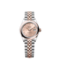 Rolex Lady-Datejust - 28 MM - Oystersteel and Rose Gold - Jubilee Bracelet - Smooth Bezel - Rose Roman Dial - 279161-0025