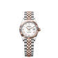Rolex Lady-Datejust - 28 MM - Oystersteel and Rose Gold - Jubilee Bracelet - Fluted Bezel - White Roman Dial - 279171-0021