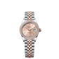 Rolex Lady-Datejust - 28 MM - Oystersteel and Rose Gold - Jubilee Bracelet - Diamond Bezel - Rose Index Dial - 279381RBR-0023