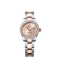 Rolex Lady-Datejust - 28 MM - Oystersteel and Rose Gold - Oyster Bracelet - Diamond Bezel - Rose Roman Dial - 279381RBR-0026