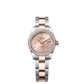 Rolex Lady-Datejust - 28 MM - Oystersteel and Rose Gold - Oyster Bracelet - Diamond Bezel - Rose IX Star Diamond Dial - 279381RBR-0028