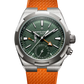 Vacheron Constantin Overseas Dual Time Cardinal Points - West - 41 MM - Titanium - Green Dial - 7930V/210T-H075
