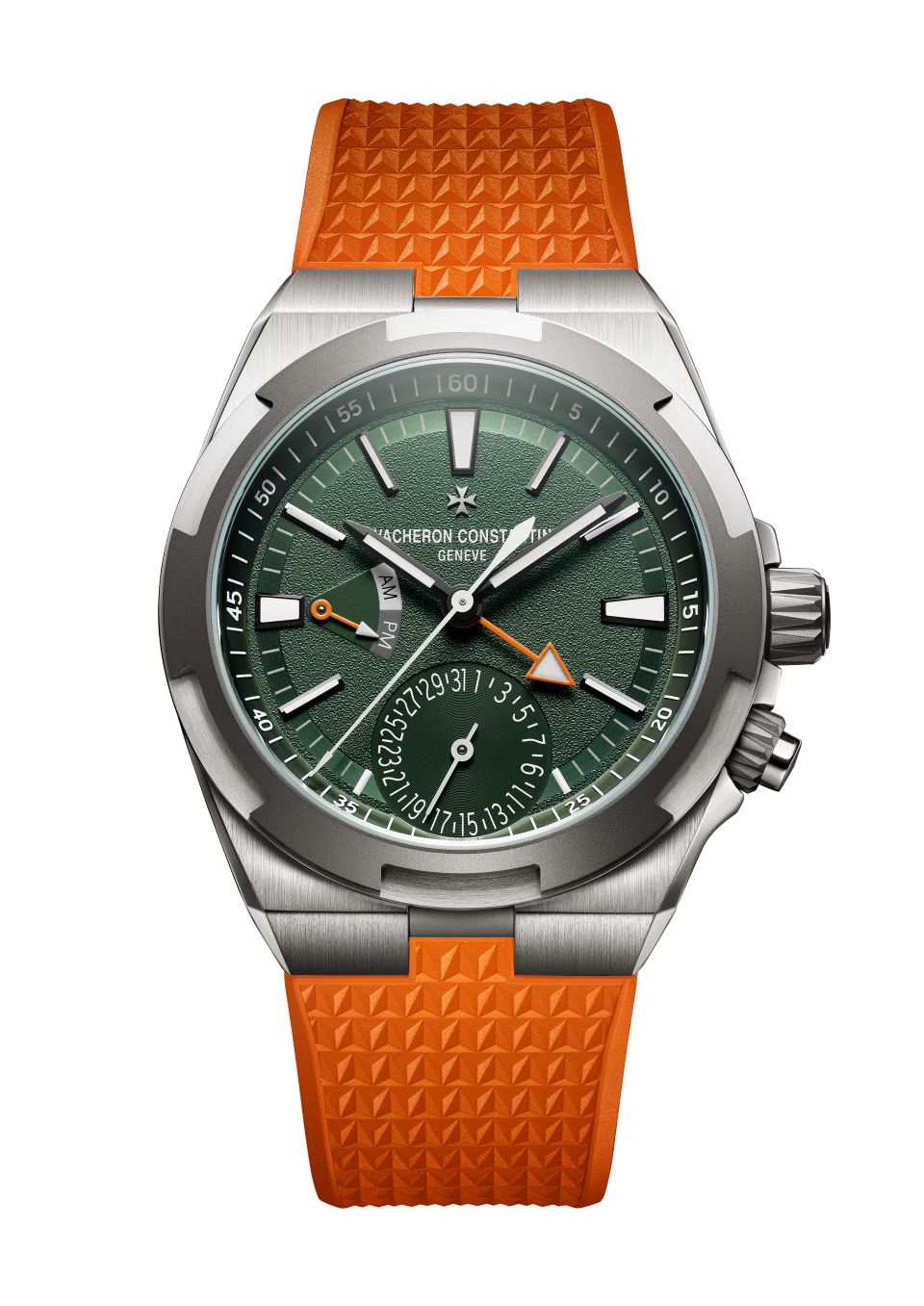 Vacheron Constantin Overseas Dual Time Cardinal Points - West - 41 MM - Titanium - Green Dial - 7930V/210T-H075