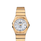 Omega Constellation Yellow Gold 27 MM - Yellow Gold Bracelet - Mother-Of-Pearl Supernova Diamond Dial - 123.50.27.20.55.002