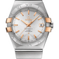 Omega Constellation Stainless Steel and Rose Gold 35 MM - Stainless Steel Bracelet - Silver Dial - 123.20.35.20.02.003