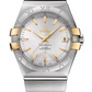 Omega Constellation Stainless Steel and Yellow Gold 35 MM - Stainless Steel Bracelet - Silver Dial - 123.20.35.20.02.004