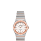 Omega Constellation Stainless Steel and Rose Gold 25 MM - Stainless Steel and Rose Gold Bracelet - White Silvery Dial - 131.20.25.60.02.001