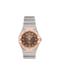 Omega Constellation Stainless Steel and Rose Gold 25 MM - Stainless Steel and Rose Gold Bracelet - Brown Diamond Dial - 131.20.25.60.63.001