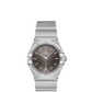 Omega Constellation Stainless Steel 28 MM - Stainless Steel Bracelet - Brown Dial - 131.10.28.60.06.001