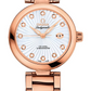 Omega De Ville Rose Gold 34 MM - Rose Gold Bracelet - White Mother-Of-Pearl Diamond Dial - 425.60.34.20.55.001