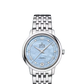 Omega De Ville Stainless Steel 32.7 MM - Stainless Steel Bracelet - Blue Mother-Of-Pearl Diamond Dial - 424.10.33.20.57.001 nyc watcher nyc watches