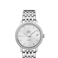 Omega De Ville Stainless Steel 32.7 MM - Stainless Steel Bracelet - Diamond Bezel - Silver Diamond Dial - 424.15.33.20.52.001  nyc watcher nyc watches