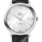 Omega De Ville Stainless Steel 39.5 MM - Black Leather Strap - Silver Dial - 424.13.40.20.02.001 nyc watcher nyc watches