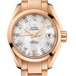 Omega Seamaster Aqua Terra Co Axial Rose Gold 30 MM - Rose Gold Bracelet - White Mother-Of-Pearl Diamond Dial - 231.50.30.20.55.001