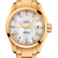 Omega Seamaster Aqua Terra Co Axial Yellow Gold 30 MM - Yellow Gold Bracelet - White Mother-Of-Pearl Diamond Dial - 231.50.30.20.55.002