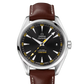 Omega Seamaster Stainless Steel 41.5 MM - Brown Leather Strap - Black Dial - 231.12.42.21.01.001