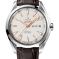 Omega Seamaster Stainless Steel 43 MM - Brown Leather Strap - Silvery Dial - 231.13.43.22.02.003