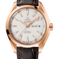 Omega Seamaster Rose Gold 43 MM - Brown Leather Strap - Silvery Dial - 231.53.43.22.02.002