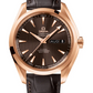 Omega Seamaster Rose Gold 43 MM - Brown Leather Strap - Grey Dial - 231.53.43.22.06.003c